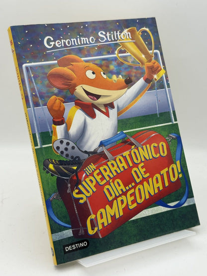 Portada de Gerónimo Stilton Un superratónico día de campeonato! - Elisabetta Dami de Elisabetta Dami, libro de segunda mano