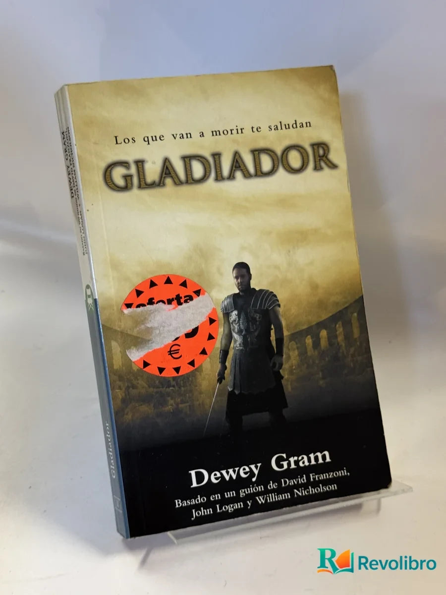 Portada de Gladiador de Dewey Gram, libro de segunda mano
