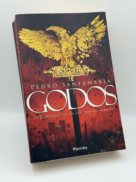 Portada de Godos de Pedro Santamaría, libro de segunda mano