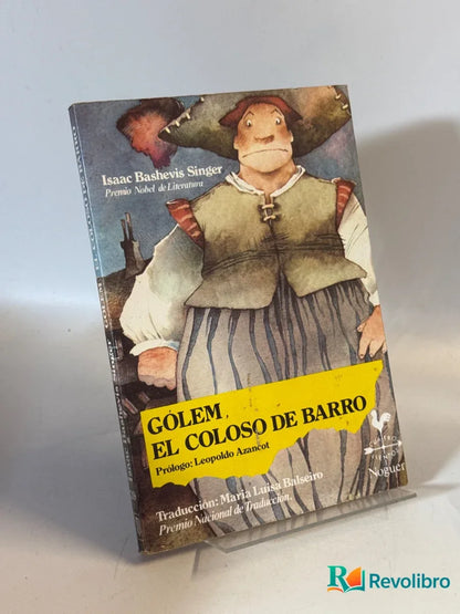 Portada de Gólem, el coloso de barro de Isaac Bashevis Singer, libro de segunda mano