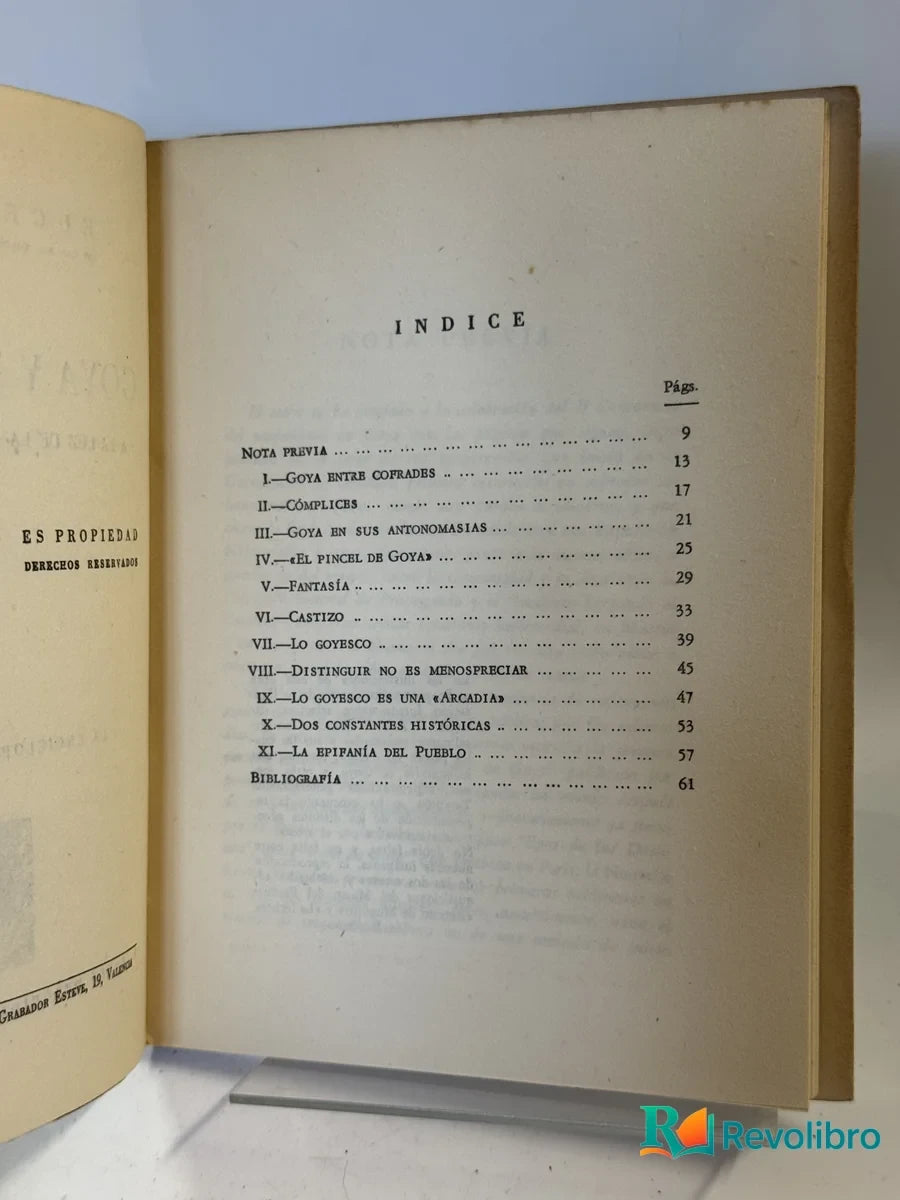 Foto 3 de Goya y lo Goyesco de Eugenio D'Ors, libro de segunda mano