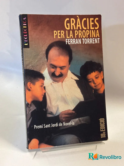 Portada de Gràcies per la propina de Ferran Torrent Llorca, libro de segunda mano