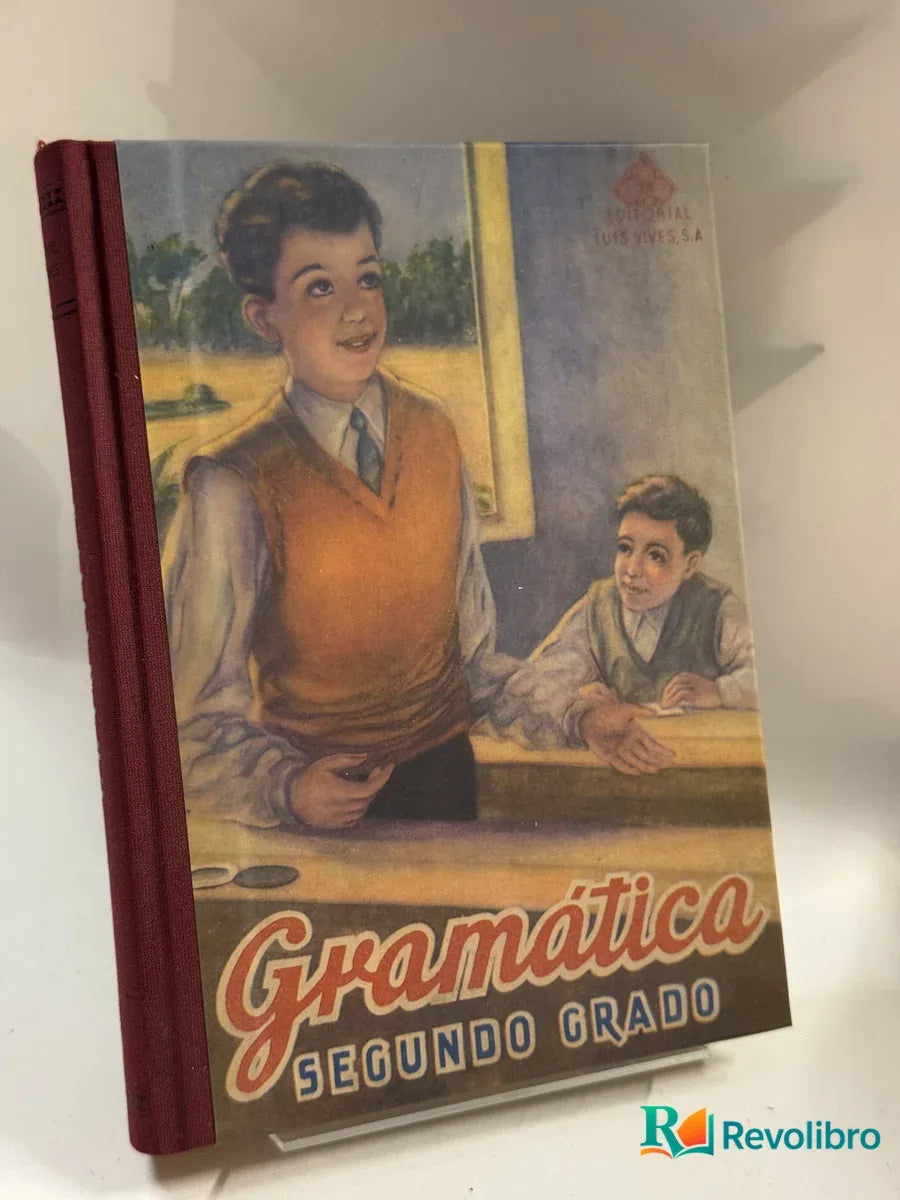 Portada de Gramática de Luis Vives, libro de segunda mano
