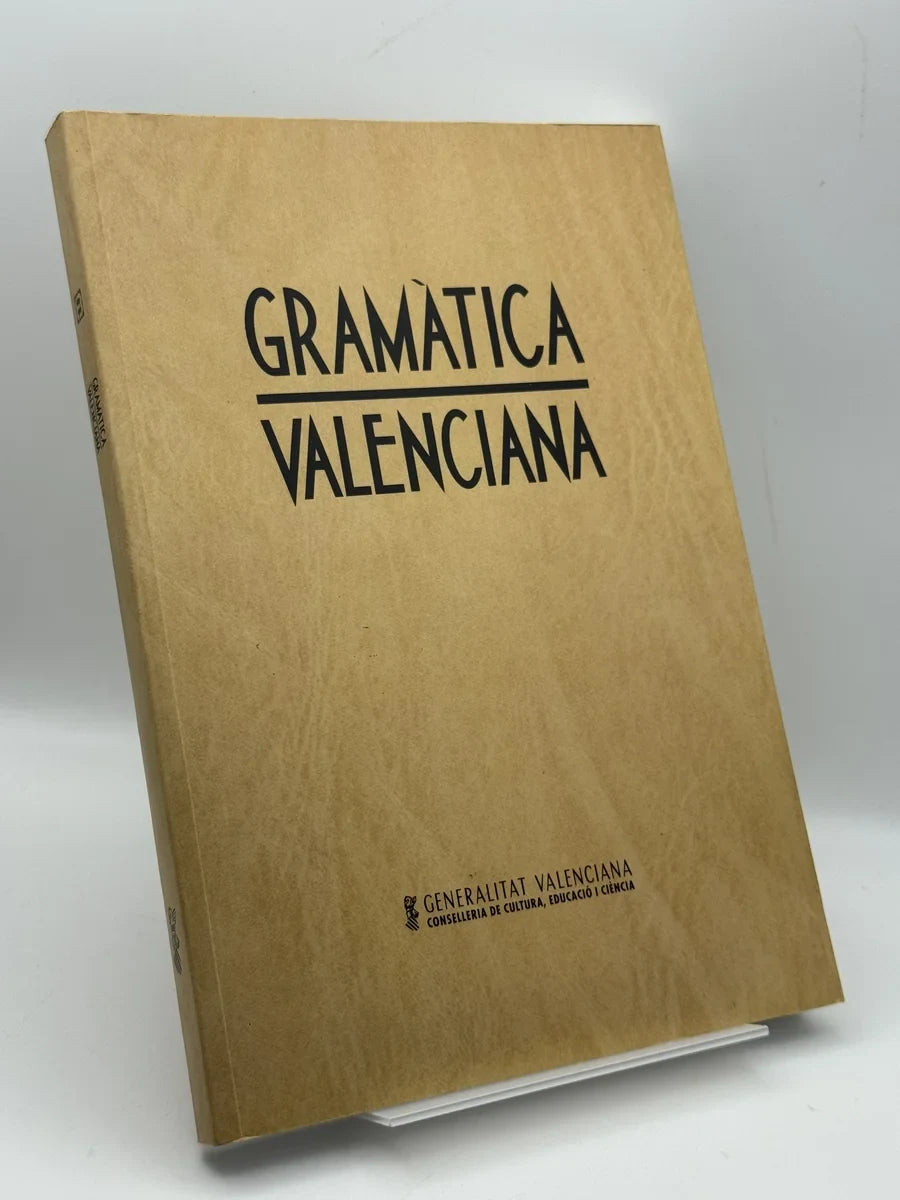 Gramàtica valenciana de València. Conselleria de Cultura | Libro segunda mano - Portada
