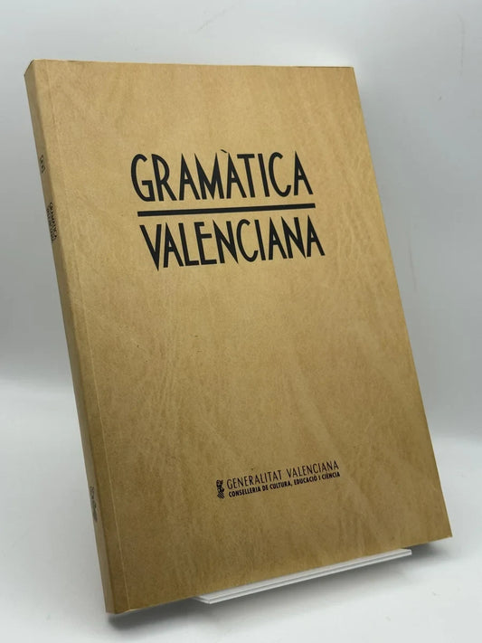Gramàtica valenciana de València. Conselleria de Cultura | Libro segunda mano - Portada