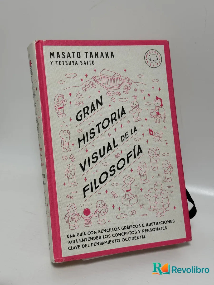 Portada de Gran Historia Visual de la Filosofía de Masato Tanaka y Tetsuya Saito, libro de segunda mano