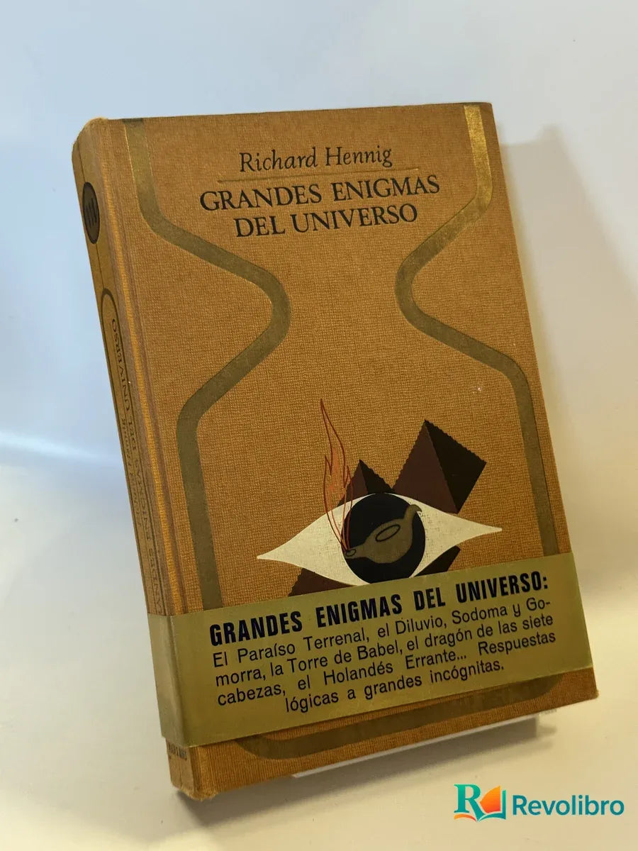 Portada de Grandes Enigmas del Universo de Richard Hennig, libro de segunda mano