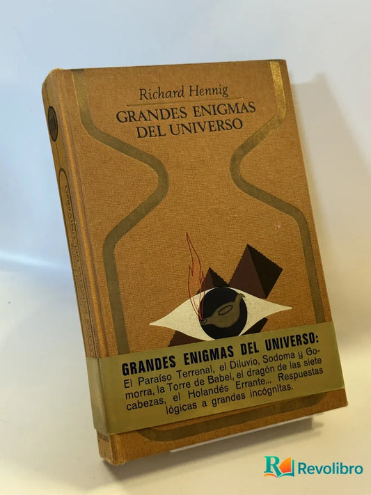 Portada de Grandes Enigmas del Universo de Richard Hennig, libro de segunda mano