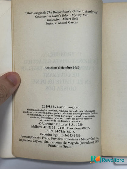 Foto 2 de Guia del Dragonstopista Galactico al Campo de Batalla Estelar de Covenant en el Limite de Dune: Odisea Dos de David Langford, libro de segunda mano