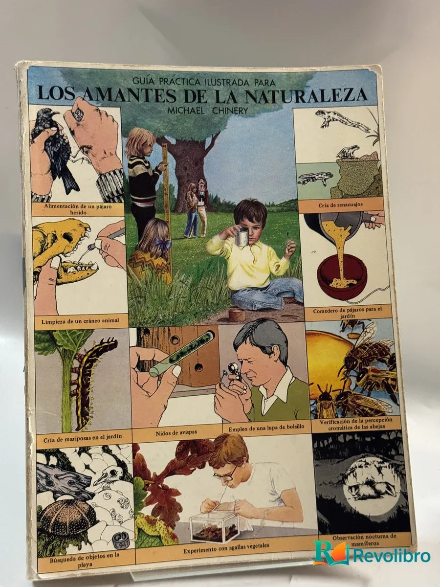 Portada de Guía Práctica Ilustrada para los Amantes de la Naturaleza de Michael Chinery, libro de segunda mano