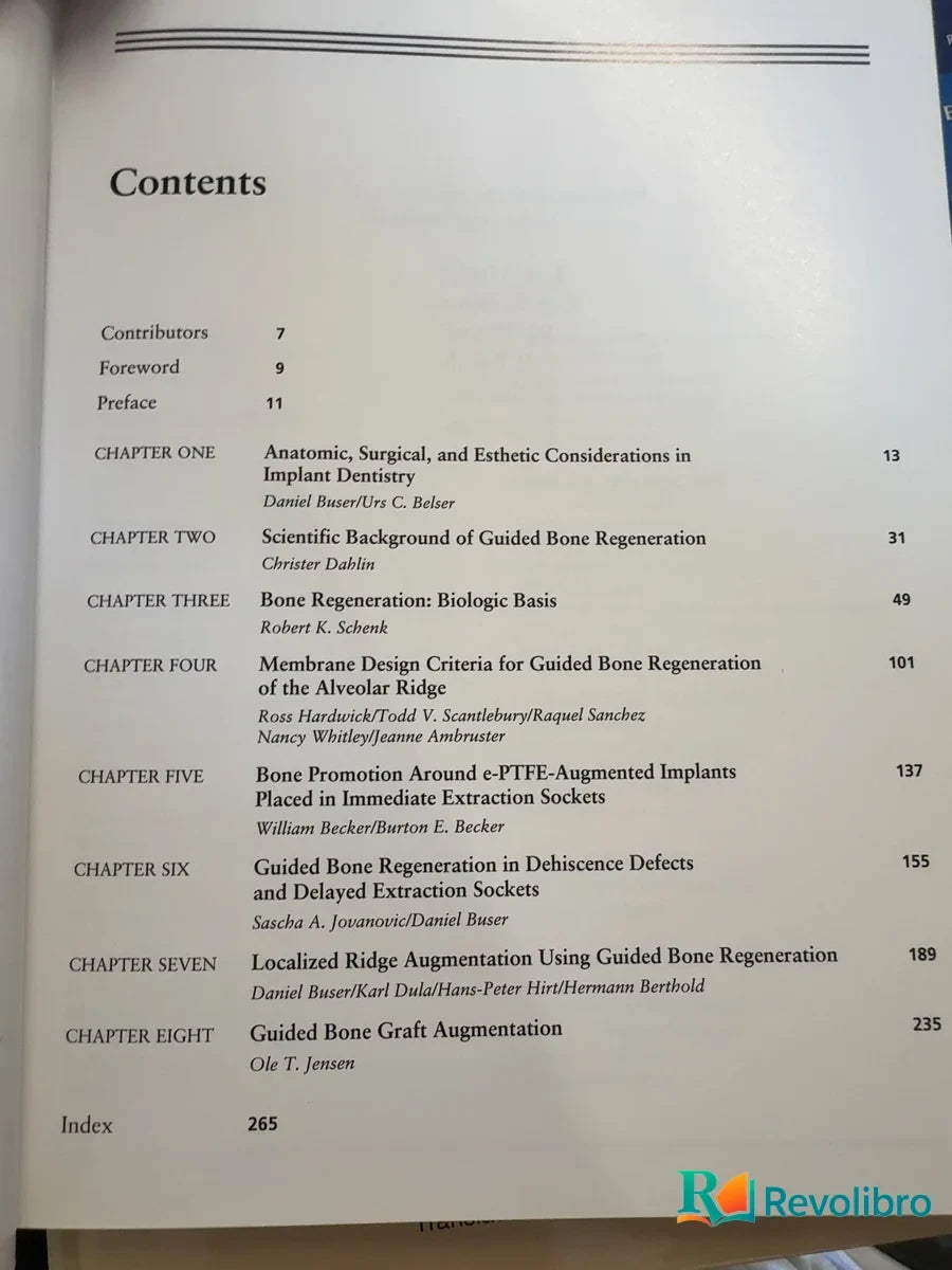 Foto 3 de Guided Bone Regeneration in Implant Dentistry de Daniel Buser, libro de segunda mano