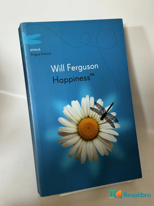 Portada de Happiness de Will Ferguson, libro de segunda mano