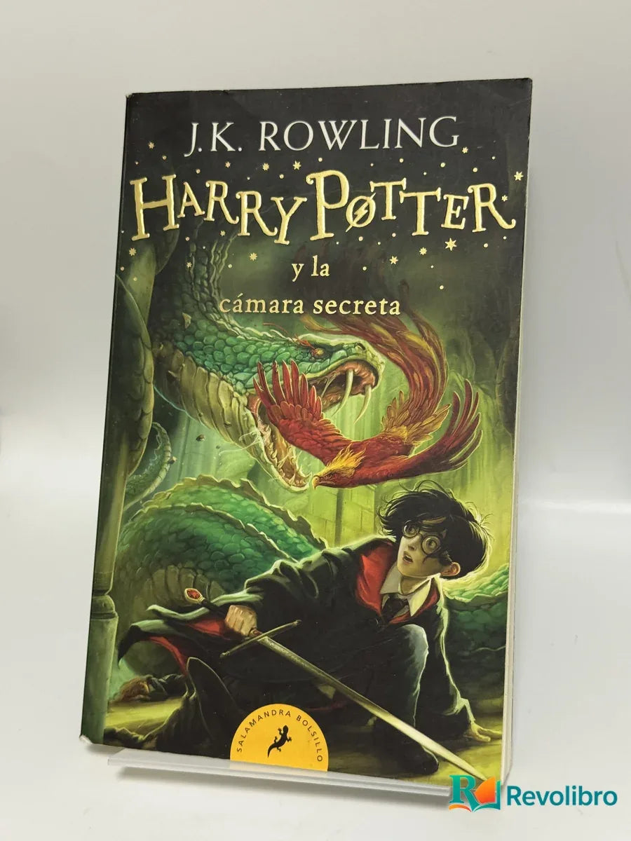 Portada de Harry Potter y la cámara secreta de J. K. Rowling, libro de segunda mano