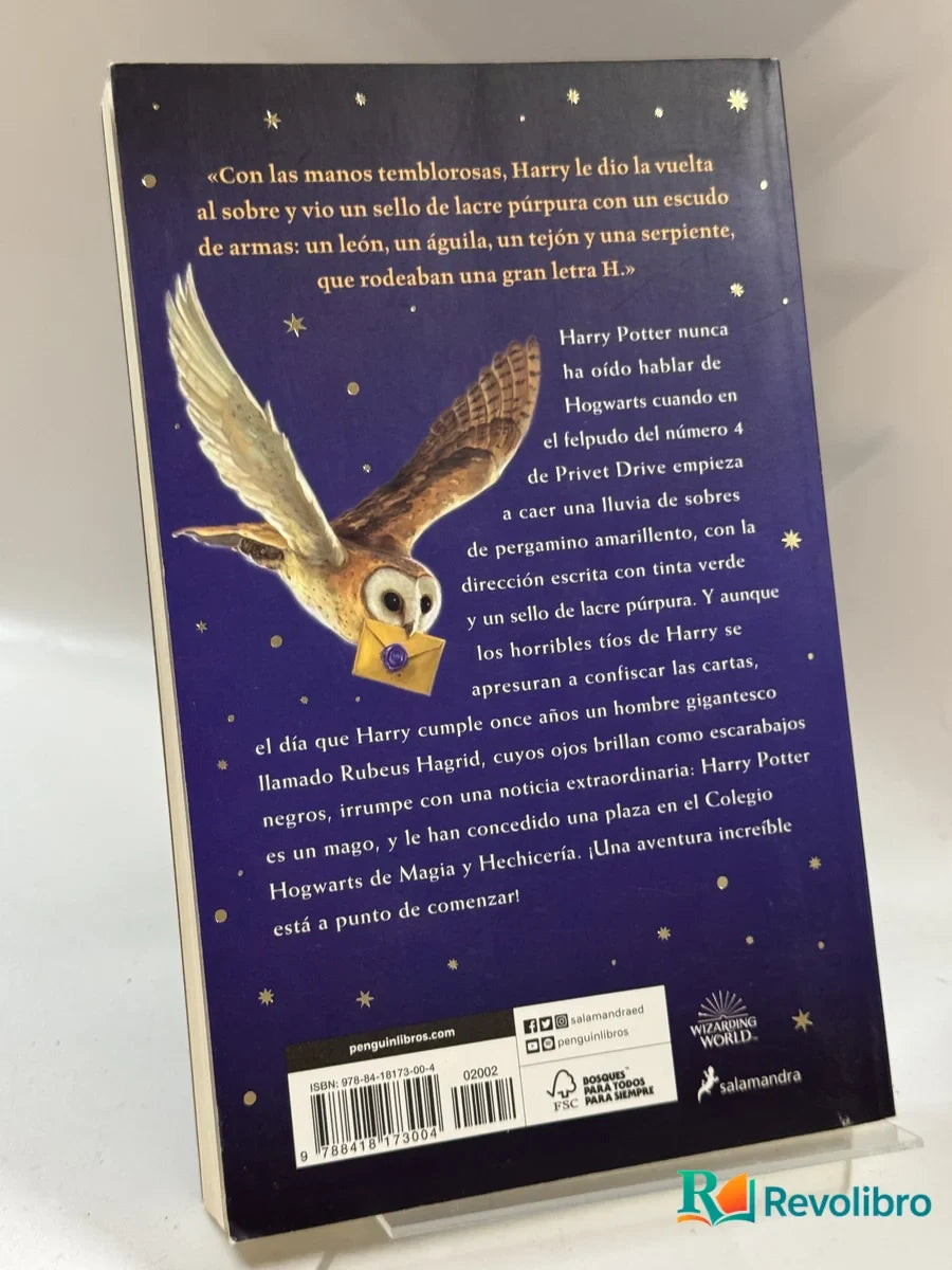 Foto 2 de Harry Potter y la piedra filosofal de J.K. Rowling, libro de segunda mano