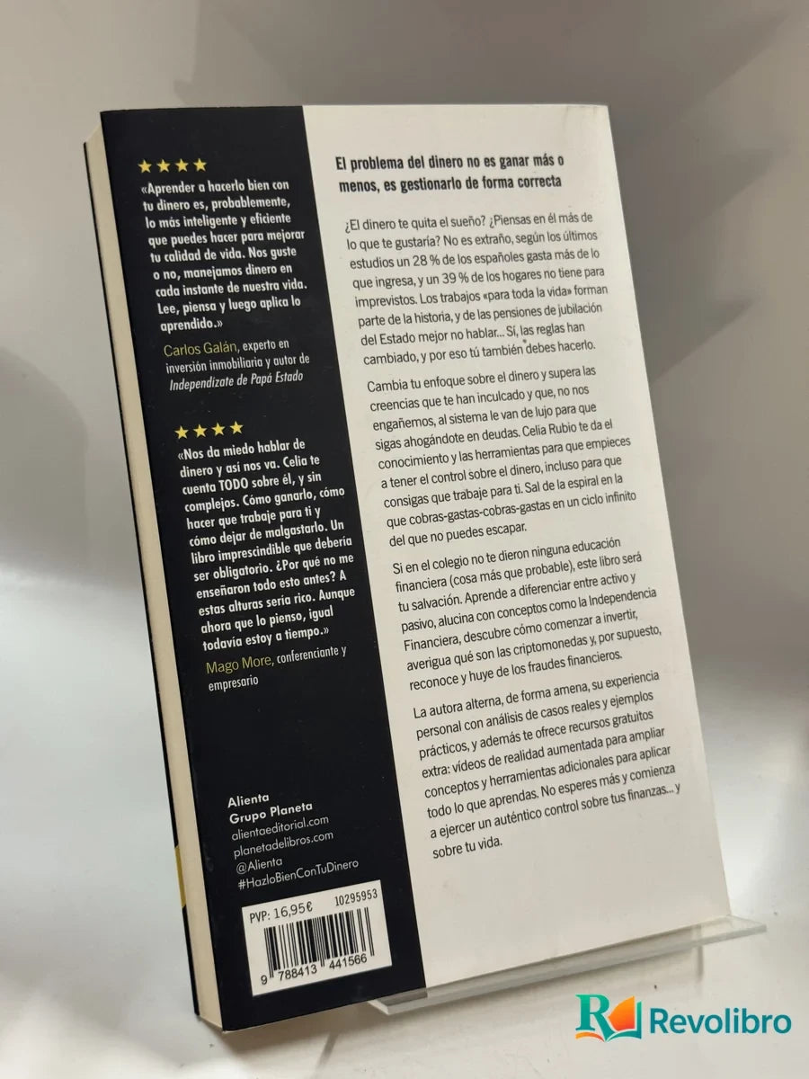 Foto 2 de Hazlo bien con tu dinero de Celia Rubio, libro de segunda mano