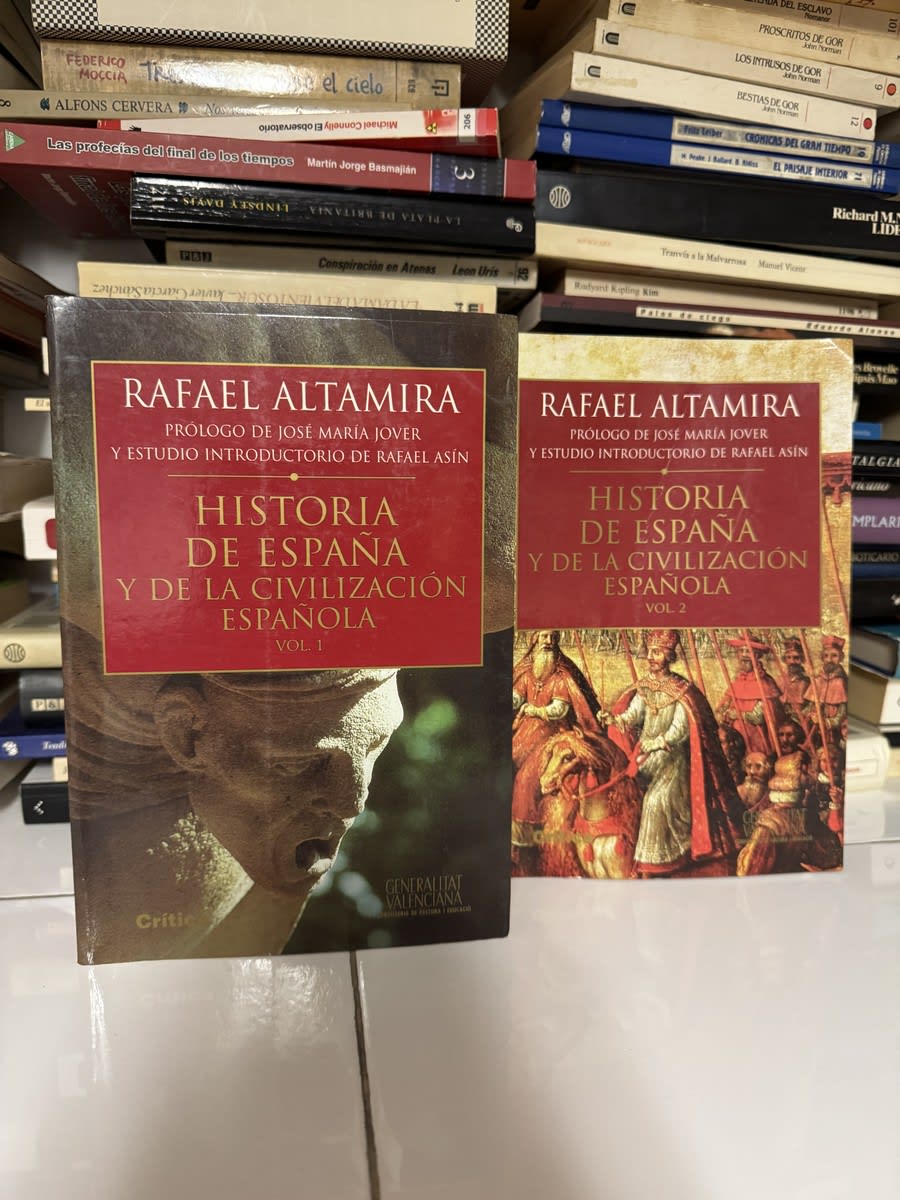 Portada de Historia de Espa... - Rafael Altamira, José María Jover Zamora, Rafael Asín Verg de Rafael Altamira, libro de segunda mano