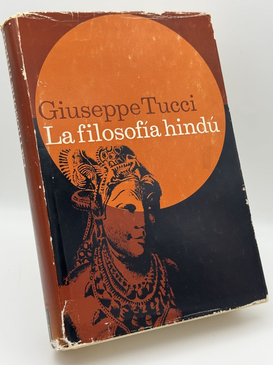 Portada de Historia de la filosofía hindú de Giuseppe Tucci, libro de segunda mano