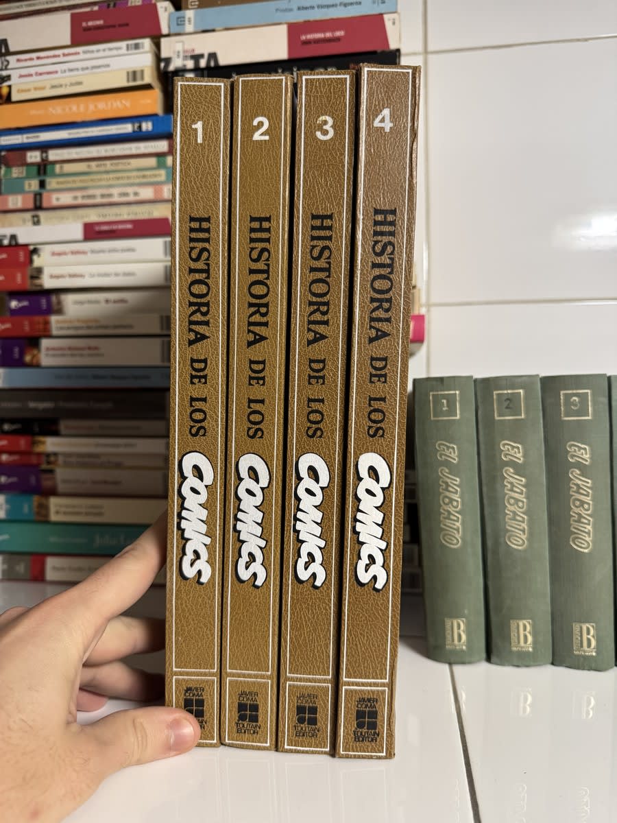 Historia de los cómics 4 tomos - Portada