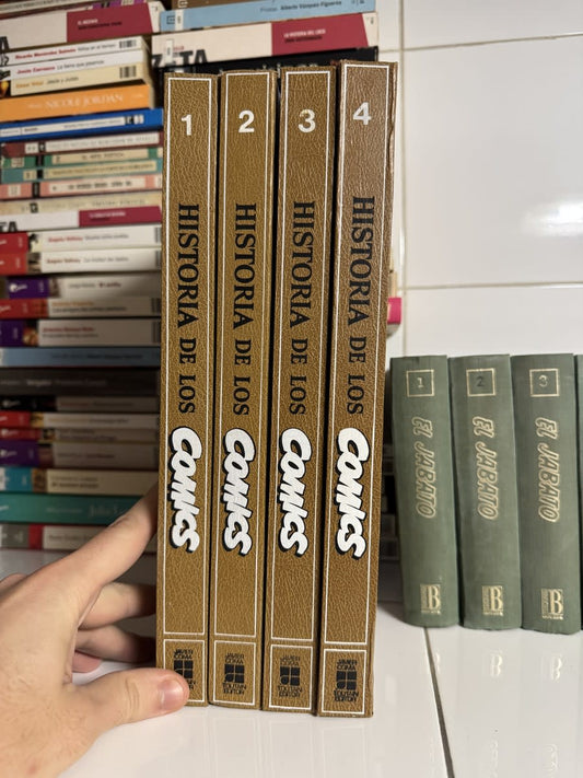 Historia de los cómics 4 tomos - Portada