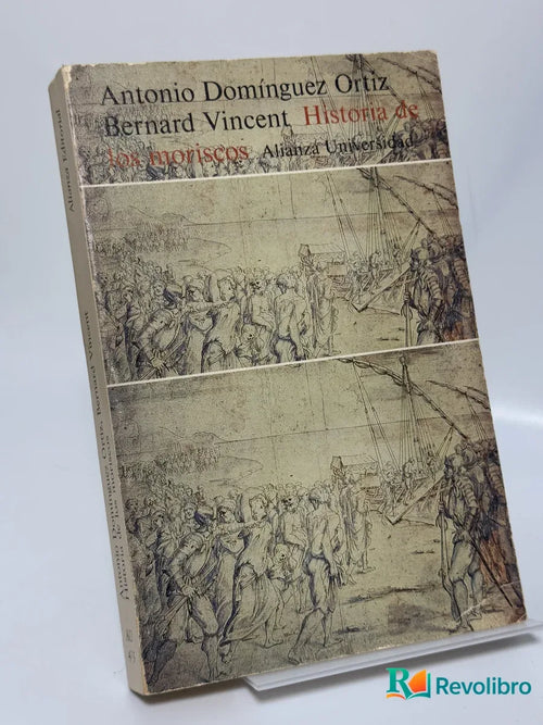 Portada de Historia de los moriscos de Antonio Domínguez Ortiz, libro de segunda mano