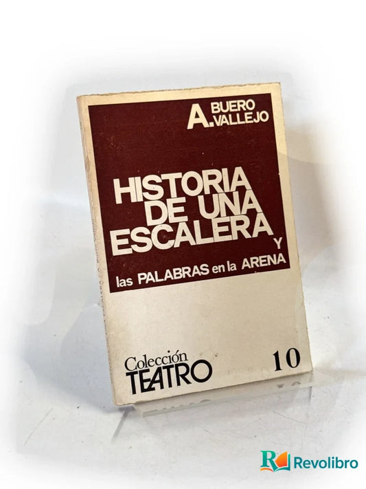 Portada de Historia de una escalera y las palabras en la arena de A. Buero Vallejo, libro de segunda mano