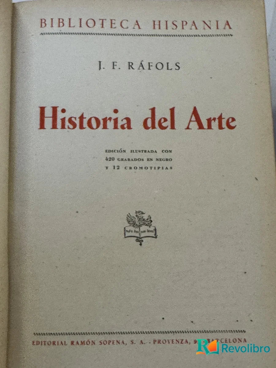 Foto 2 de Historia del Arte de Ramon Sopena, libro de segunda mano