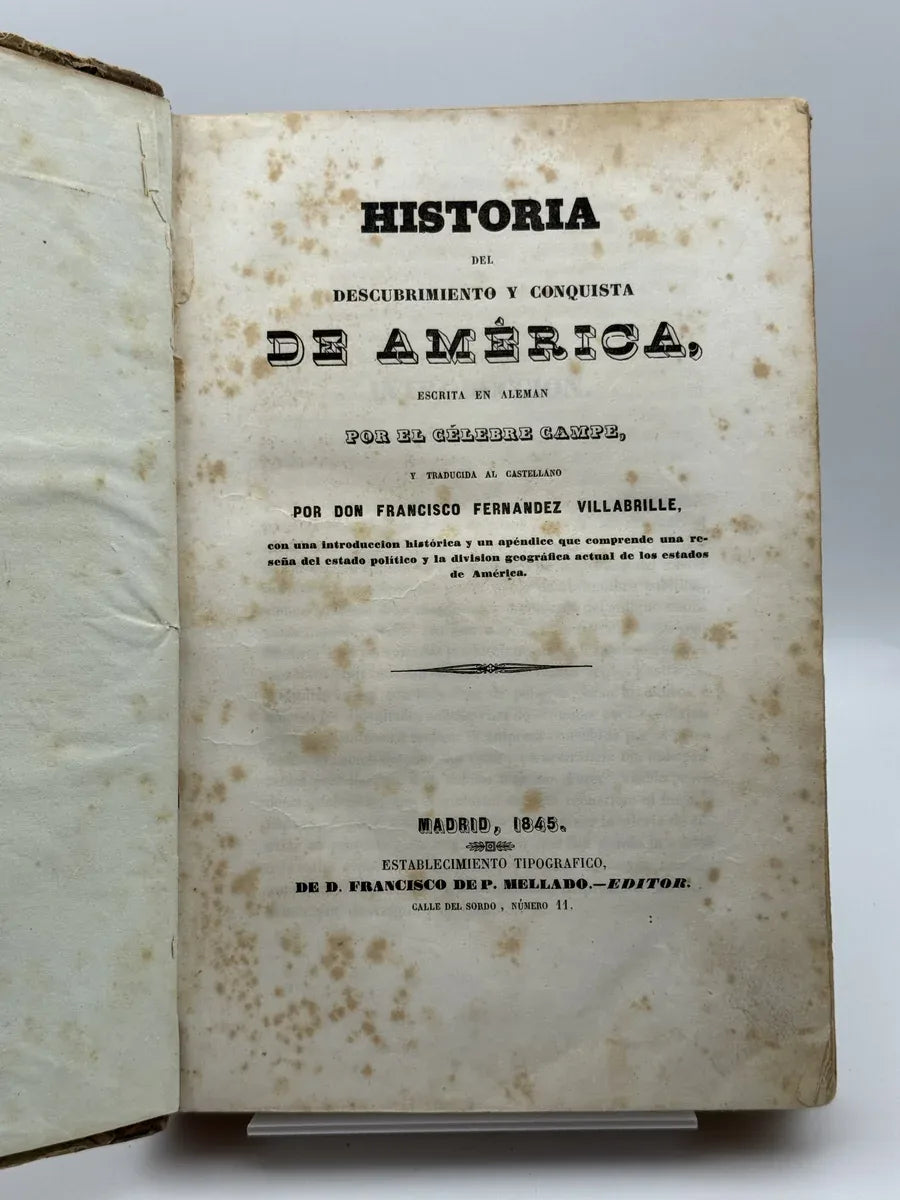 Historia del descubrimiento y conquista de América - Campe - Foto 2