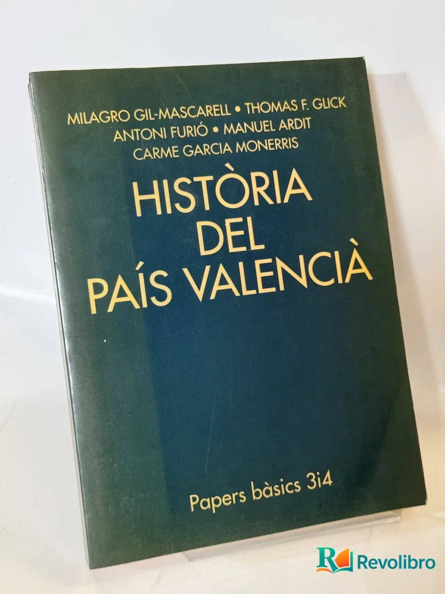 Portada de Història del País Valencià de Milagro Gil-mascarell, libro de segunda mano