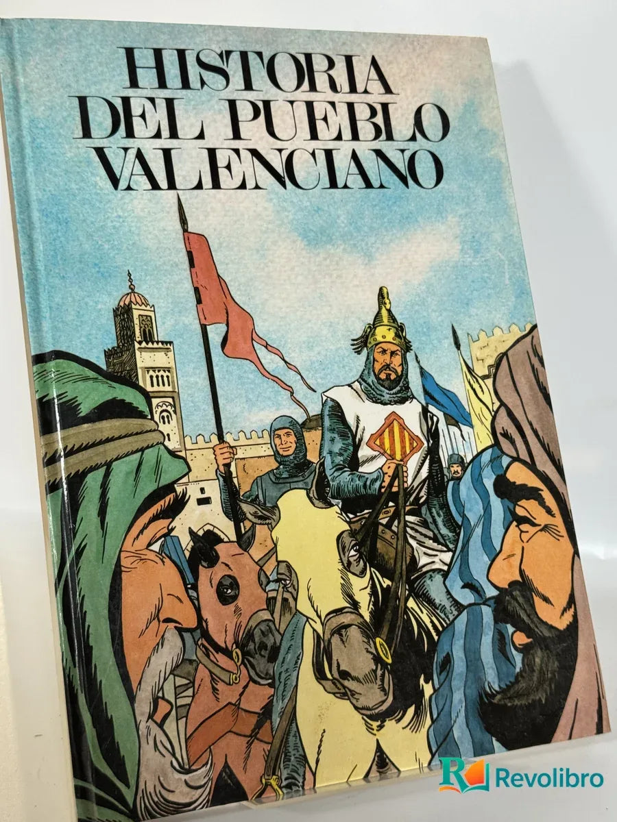 Portada de Historia del Pueblo Valenciano de José Aparicio Pérez, libro de segunda mano
