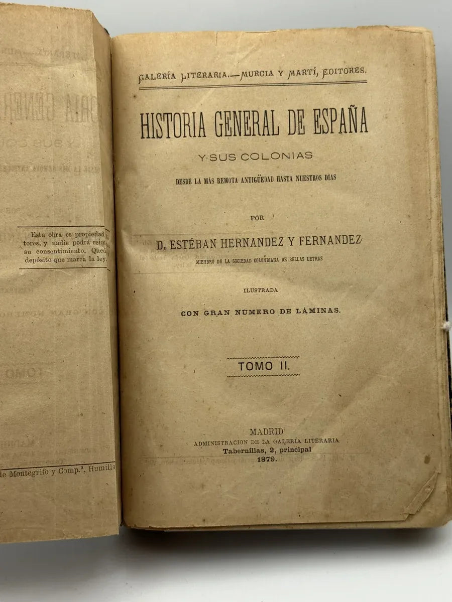 Historia general de España y sus colonias - Desconocido - Foto 2