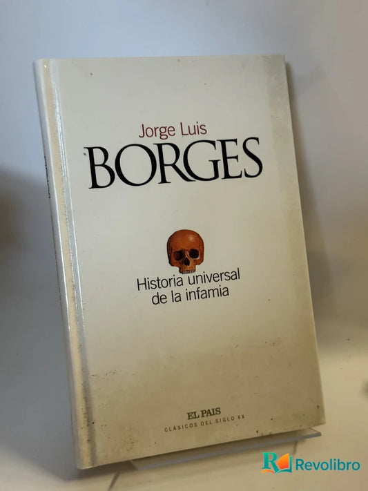 Portada de Historia universal de la infamia de Jorge Luis Borges, libro de segunda mano