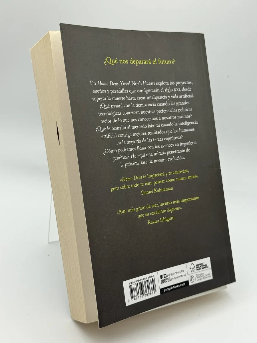 Foto 2 de Homo Deus de Yuval Noah Harari, libro de segunda mano