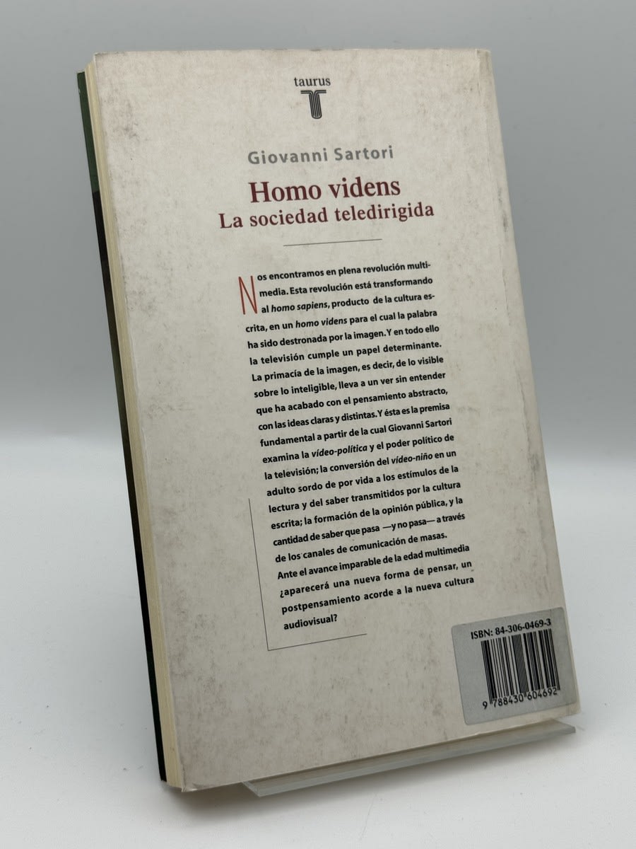 Homo Videns : La Sociedad Teledirigida - Imagen 2