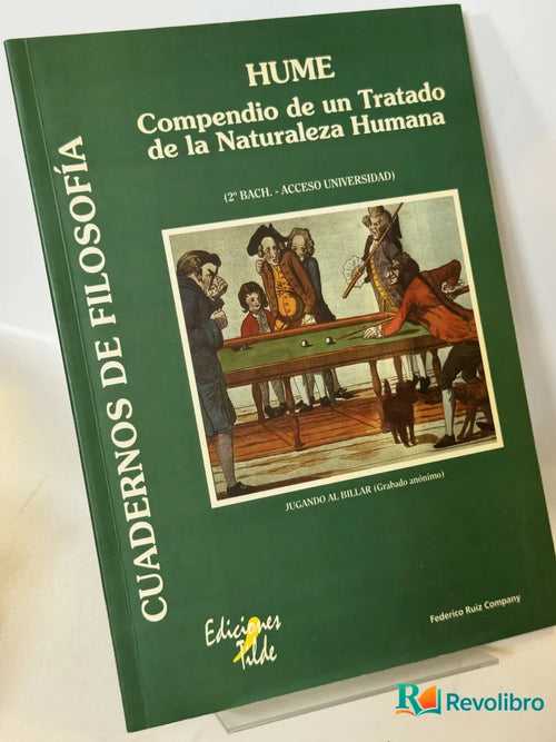 Portada de Hume Compendio de un Tratado de la Naturaleza Humana de Hume, libro de segunda mano