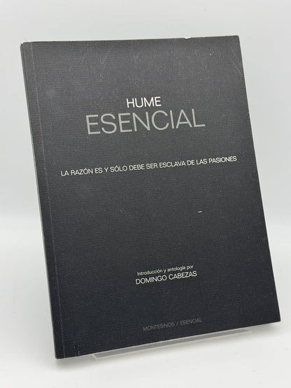 Portada de Hume esencial de Domingo Cabezas Borra, libro de segunda mano
