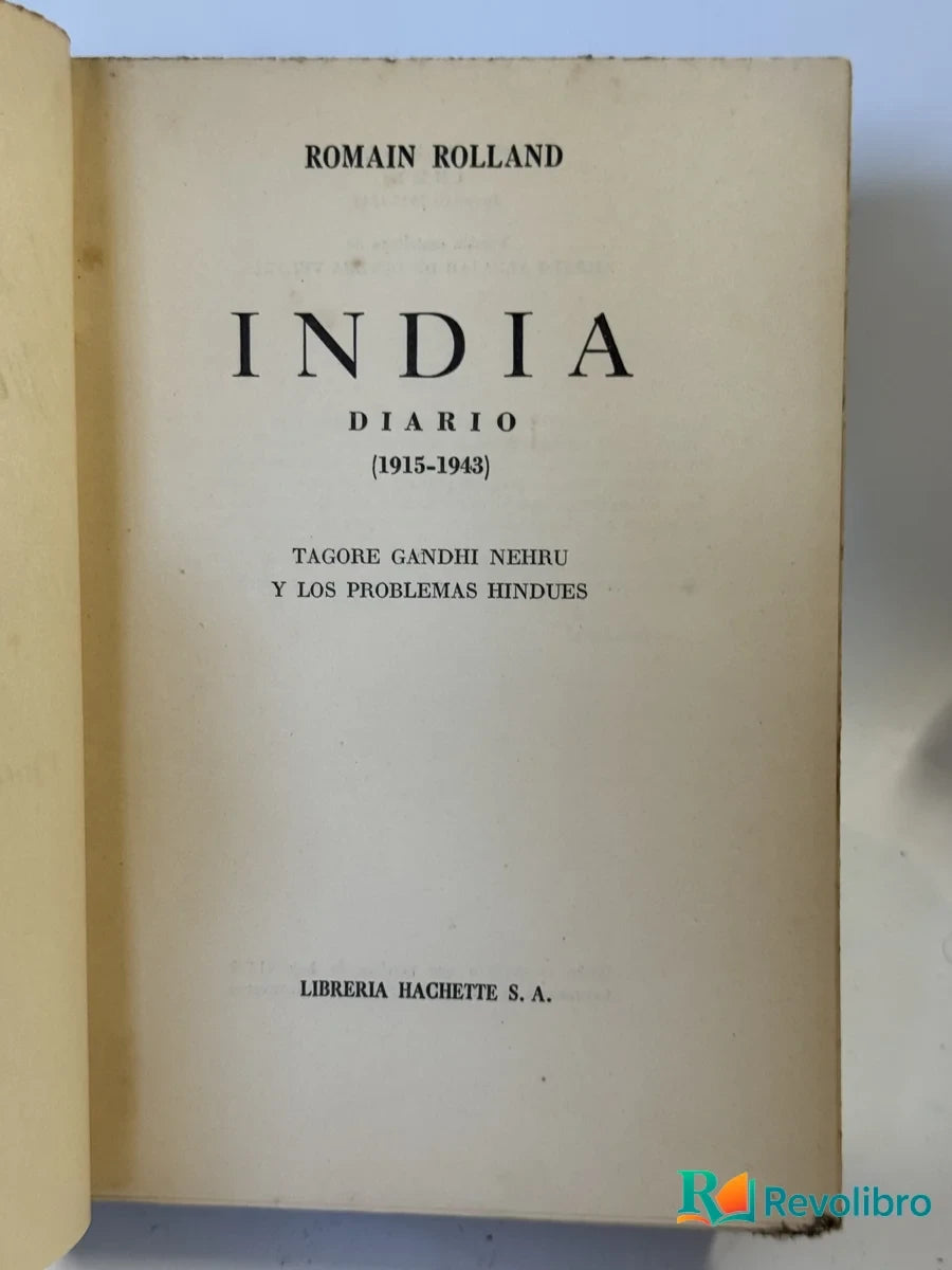 Foto 3 de India 1915-1943 de Romain Rolland, libro de segunda mano