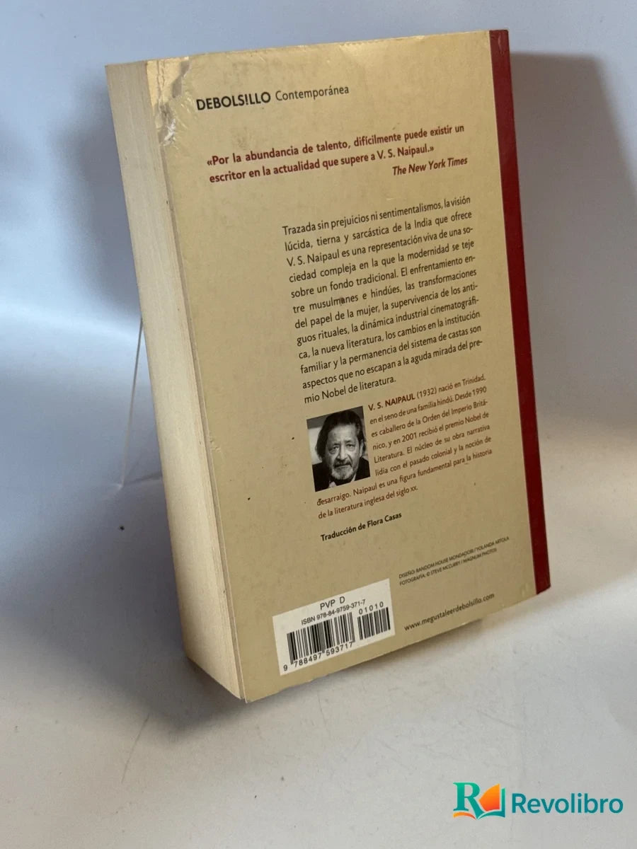 Foto 2 de India de V. S. Naipaul, libro de segunda mano