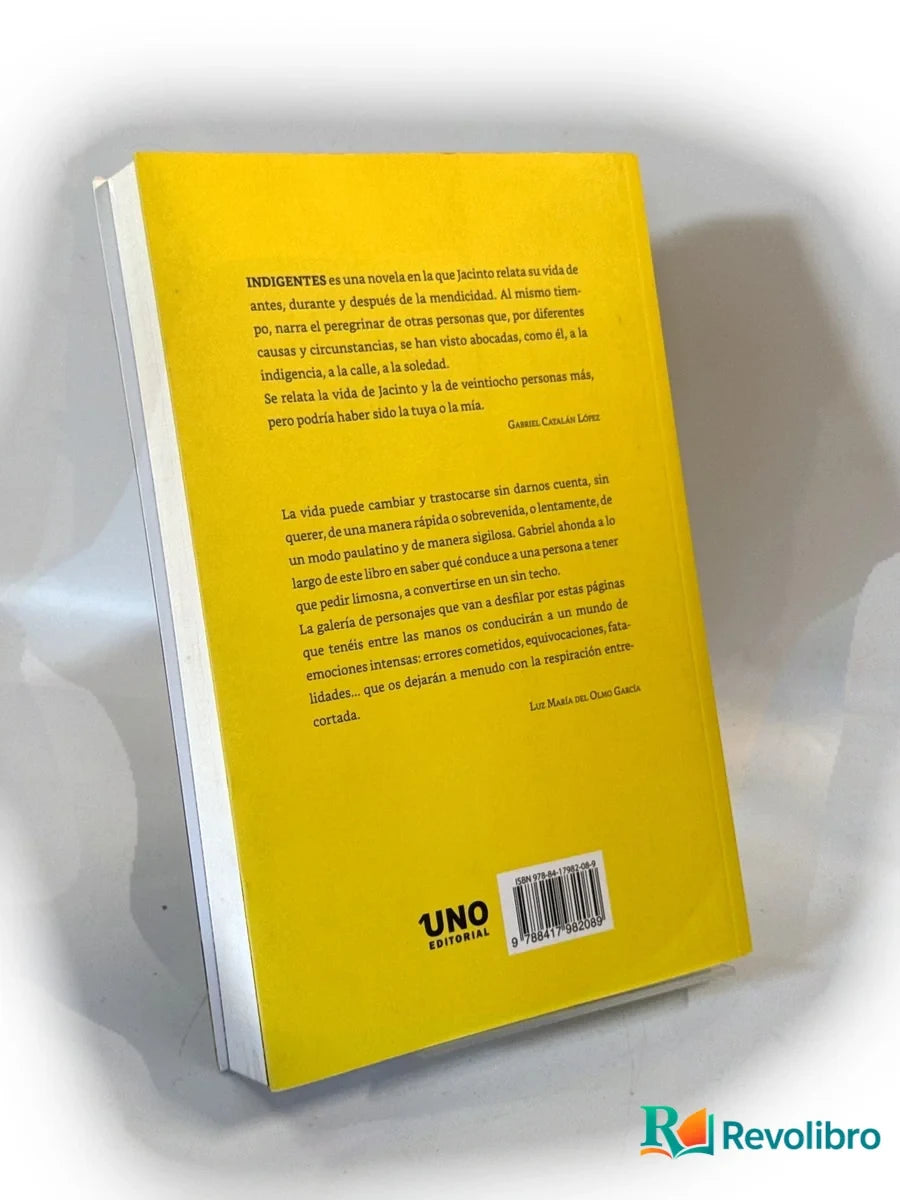 Foto 2 de Indigentes de Gabriel Catalán López, libro de segunda mano