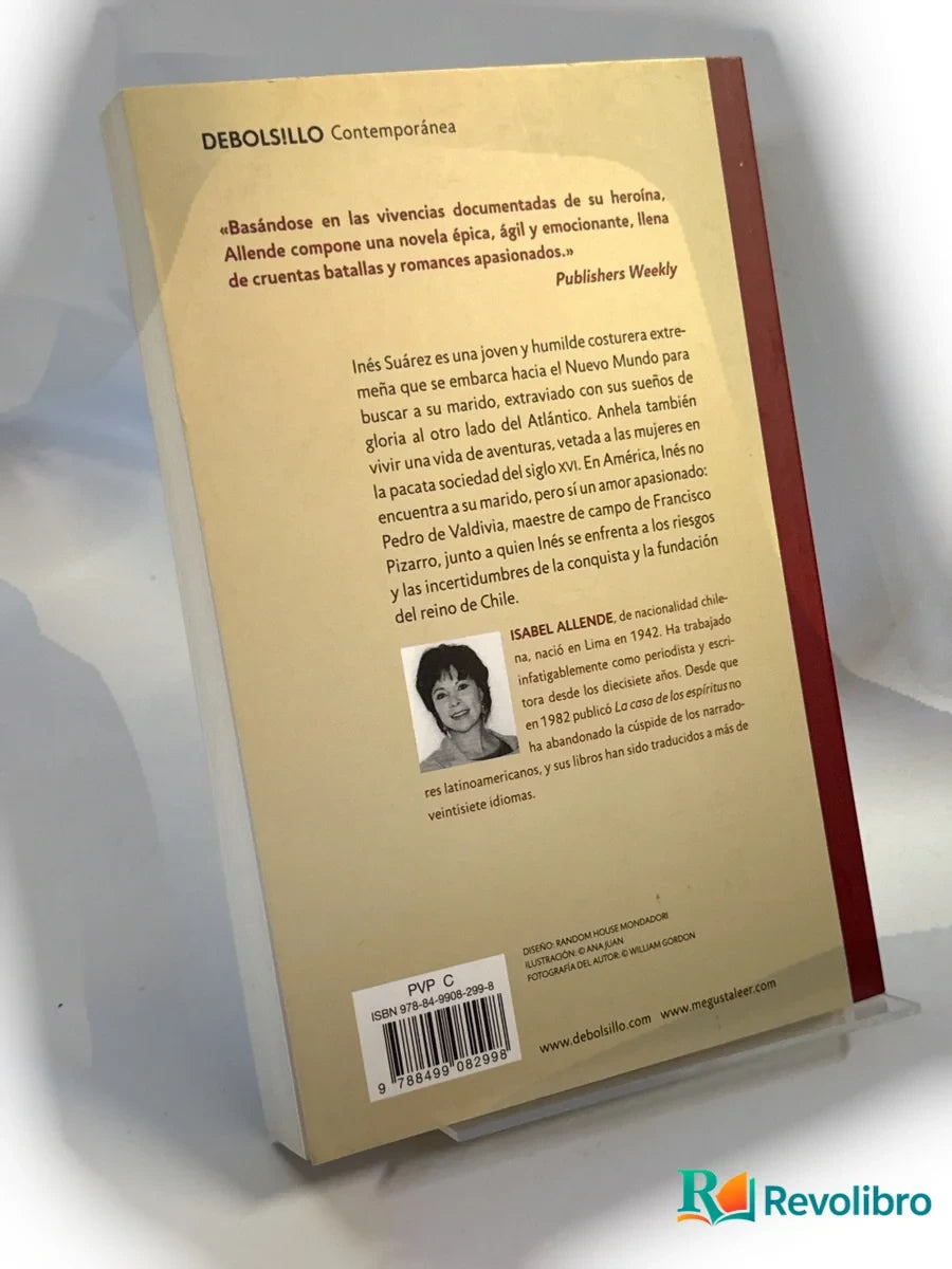 Foto 2 de Inés del alma mía de Isabel Allende, libro de segunda mano