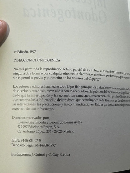 Infeccion odontogenica de Cosme Gay Escoda | Segunda mano - Foto 2