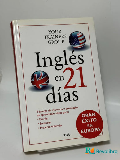 Portada de Inglés en 21 días de Massimo de Donno, libro de segunda mano