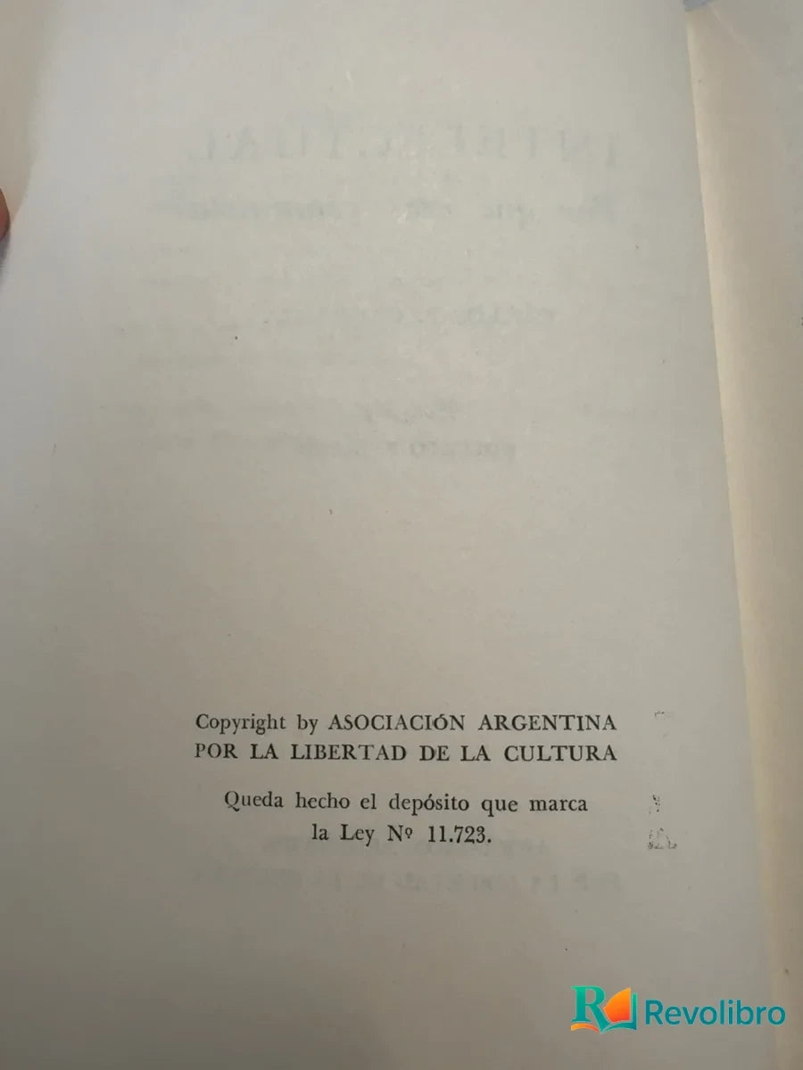 Foto 3 de Intelectual - 1ª edición de Carlos P. Carranza, libro de segunda mano