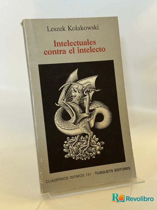 Portada de Intelectuales contra el intelecto de Leszek Kolakowski, libro de segunda mano