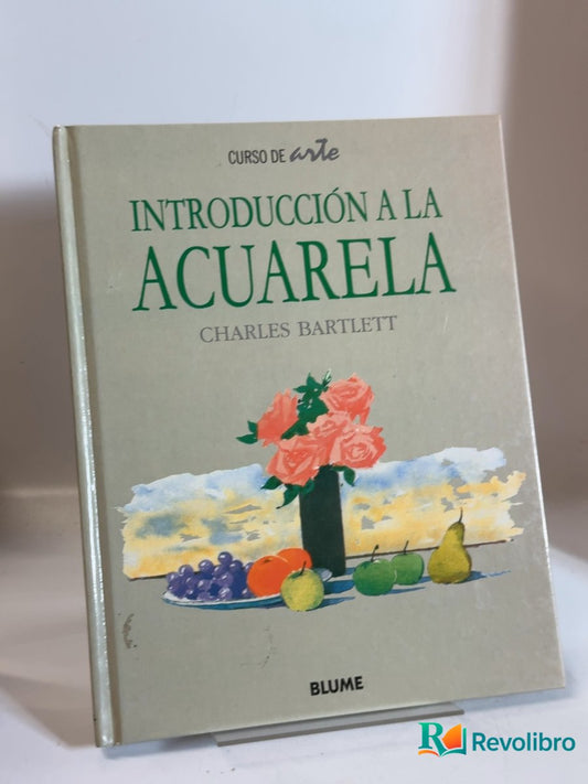 Portada de Introducción a la acuarela de Charles Bartlett, libro de segunda mano