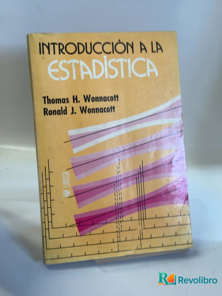 Portada de Introducción a la estadística de Thomas H. Wonnacott, libro de segunda mano