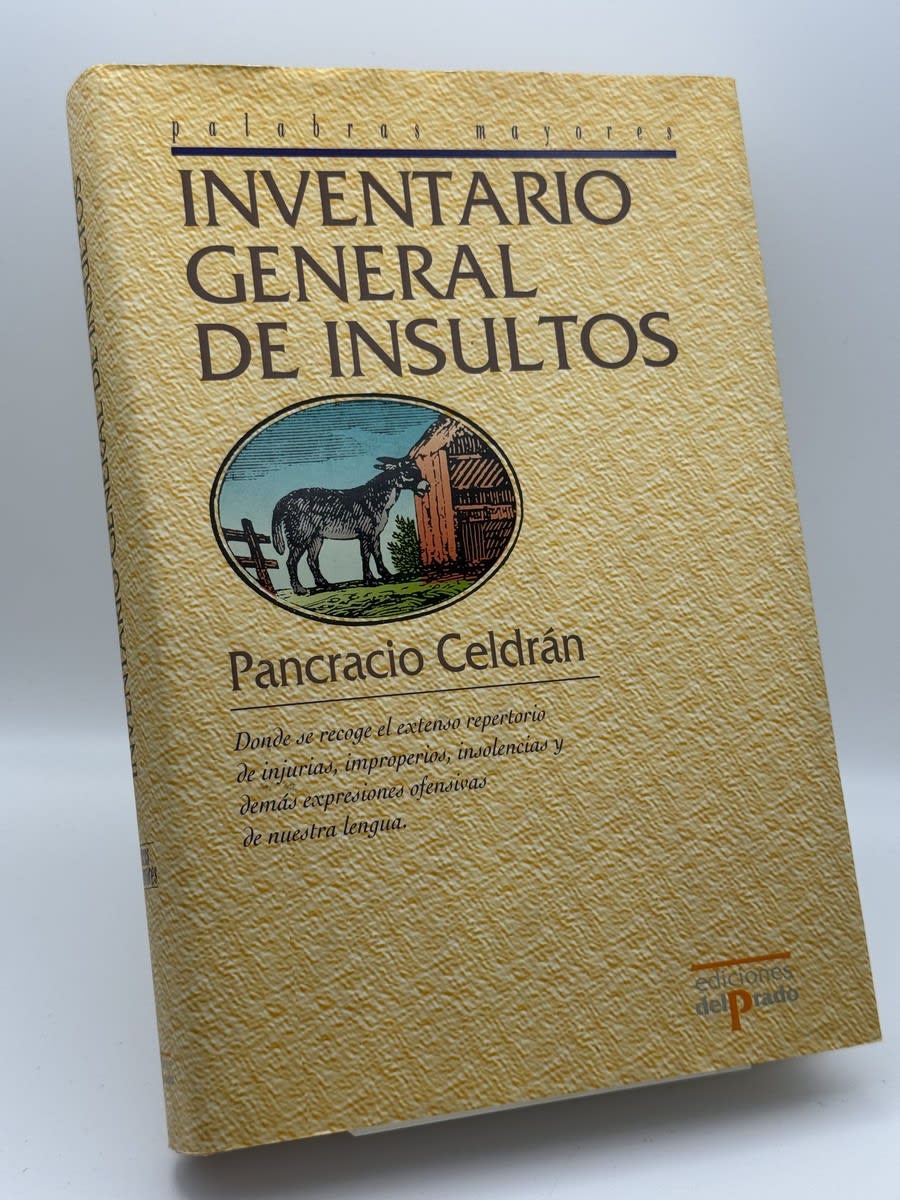 Inventario general de insultos - Pancracio Celdrán - Portada