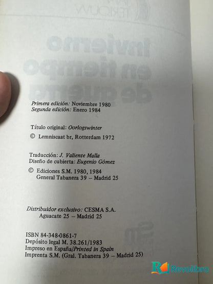 Foto 2 de Invierno en tiempo de guerra de Jan Terlouw, libro de segunda mano