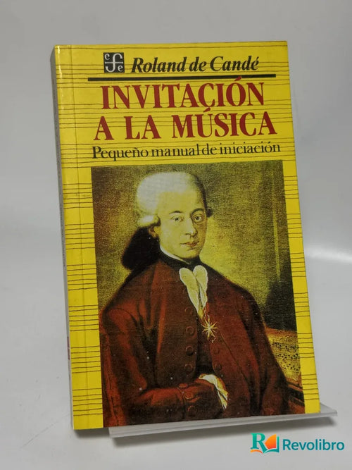 Portada de Invitación a la Música de Roland de Candé, libro de segunda mano