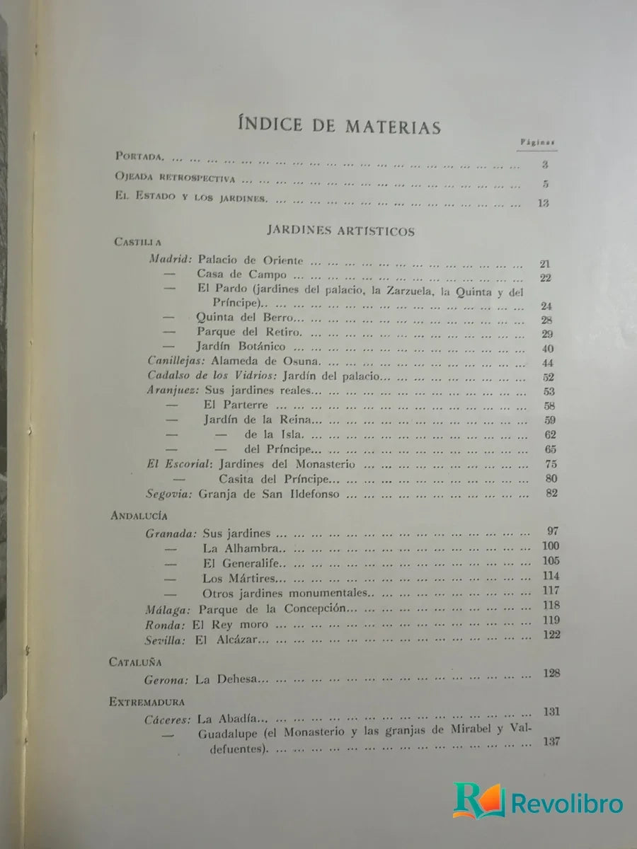 Foto 4 de Jardines de España de Carlos Sarthou Carreres, libro de segunda mano