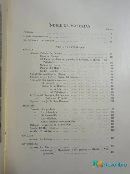 Foto 4 de Jardines de España de Carlos Sarthou Carreres, libro de segunda mano